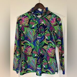 Jude Connally Quarter Zip Long Sleeve Top